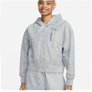 New Nike Forward hooded Bomber Jacket Women's Oversized sz XL